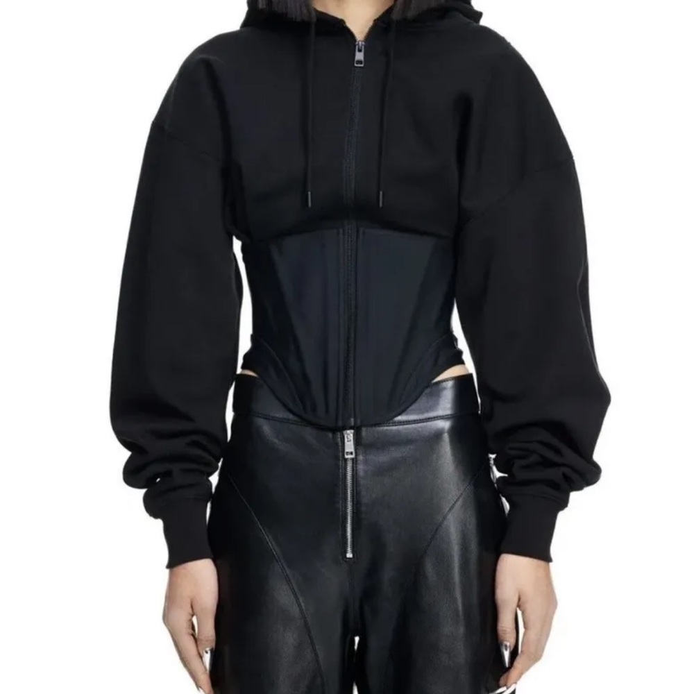 Mugler corset hoodie hoody jacket xxl women’s or men’s nwt h&m
